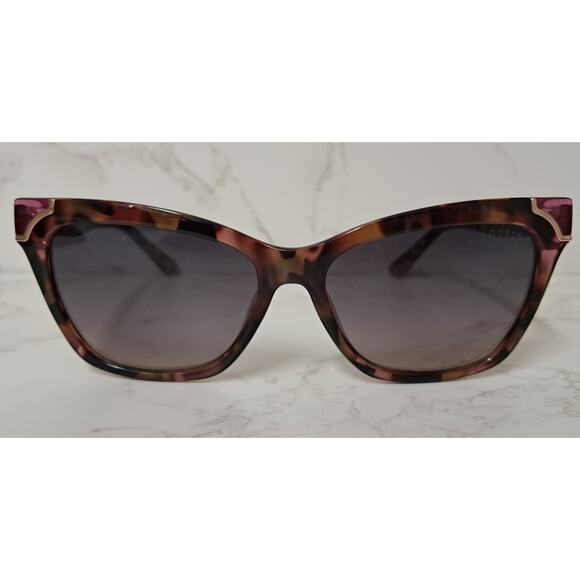NEW Guess Tortoise Frame Cat Eye Women's Sunglasses - Picture 1 of 7